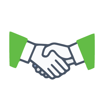 handshake icon for professional service
